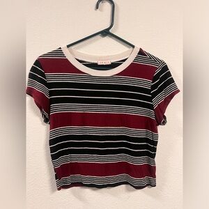 A’gaci Stripped Crop Top